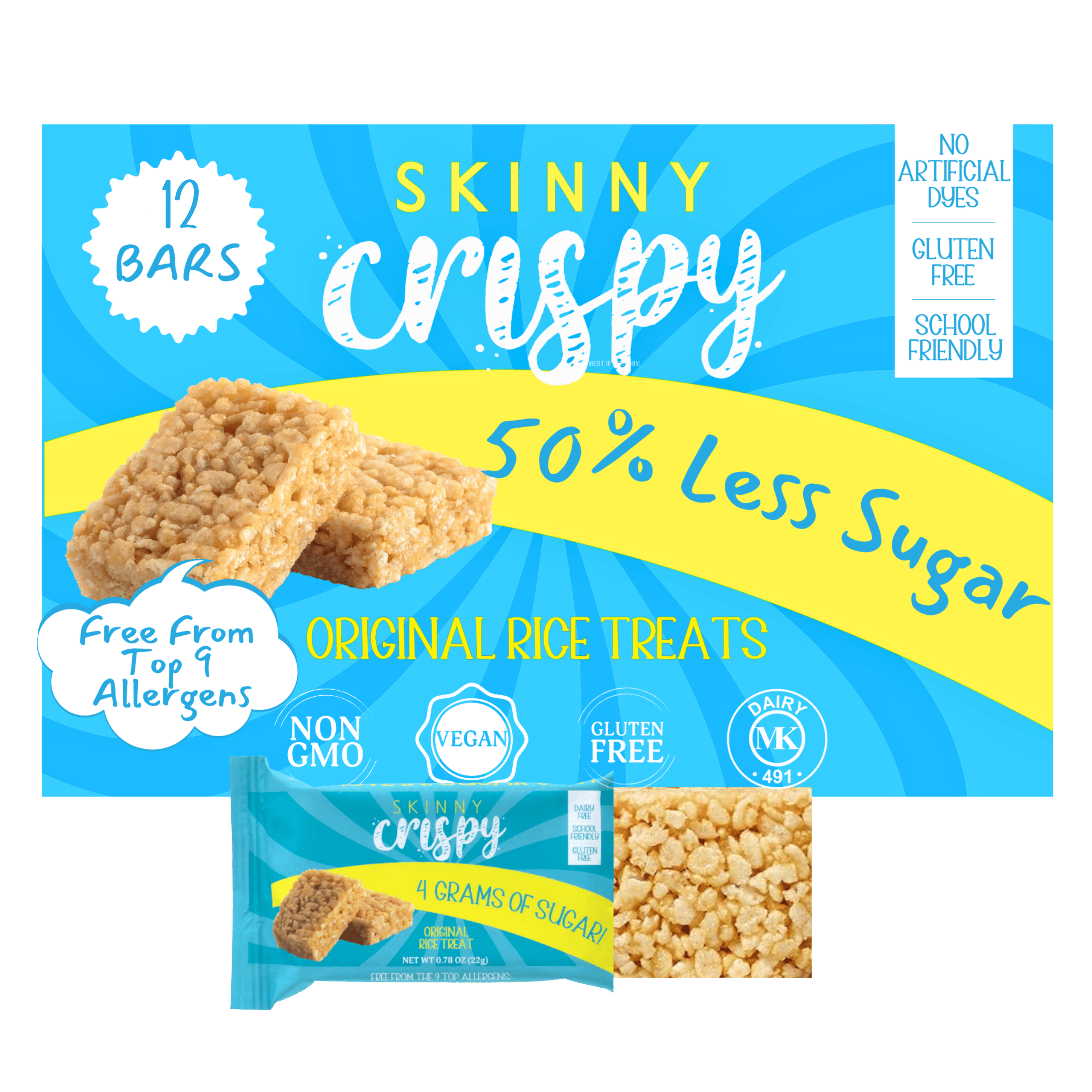 Skinny Crispy Original Vanilla Box